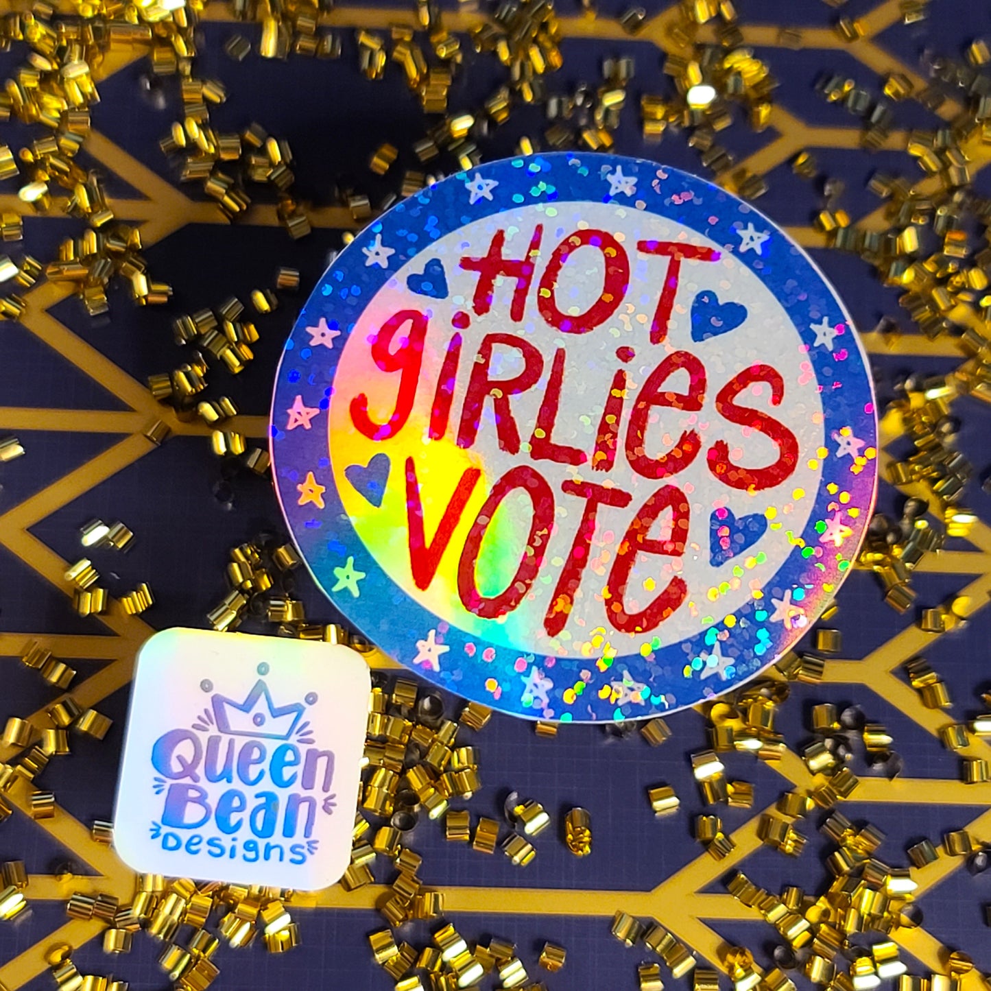 Girl Power Series - Hot Girlies Vote - Hanadmade Vinyl Sticker
