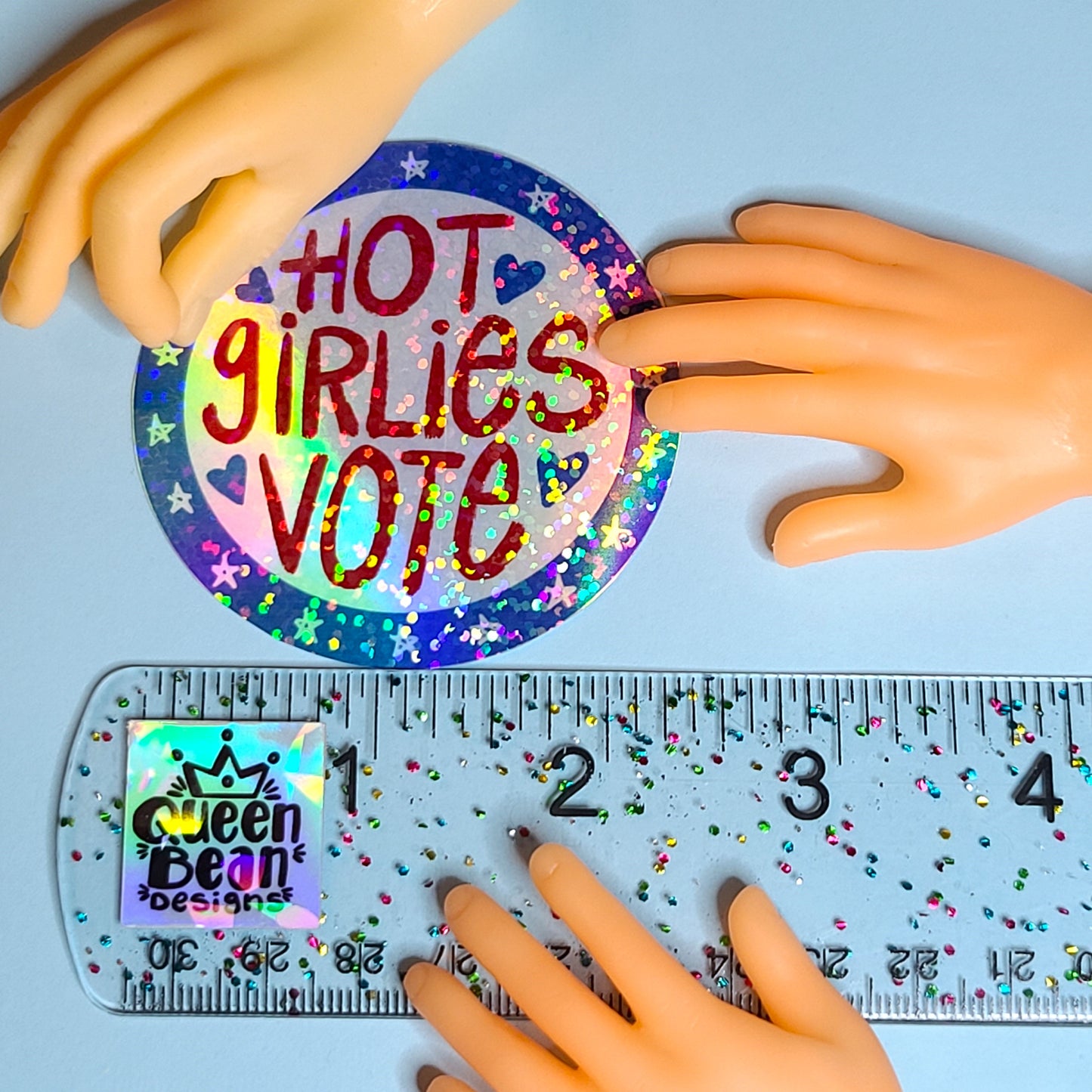 Girl Power Series - Hot Girlies Vote - Hanadmade Vinyl Sticker