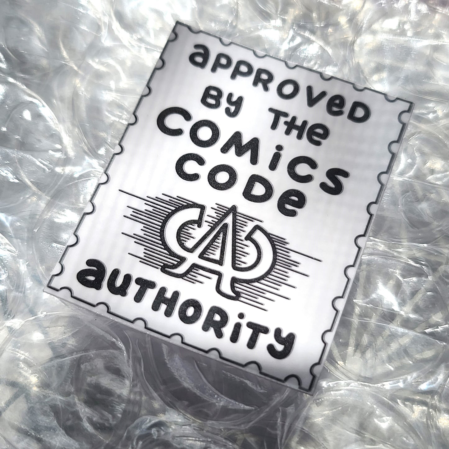 Bookish Series - CCA Approved by the Comic Code Authority - Handmade Vinyl Sticker
