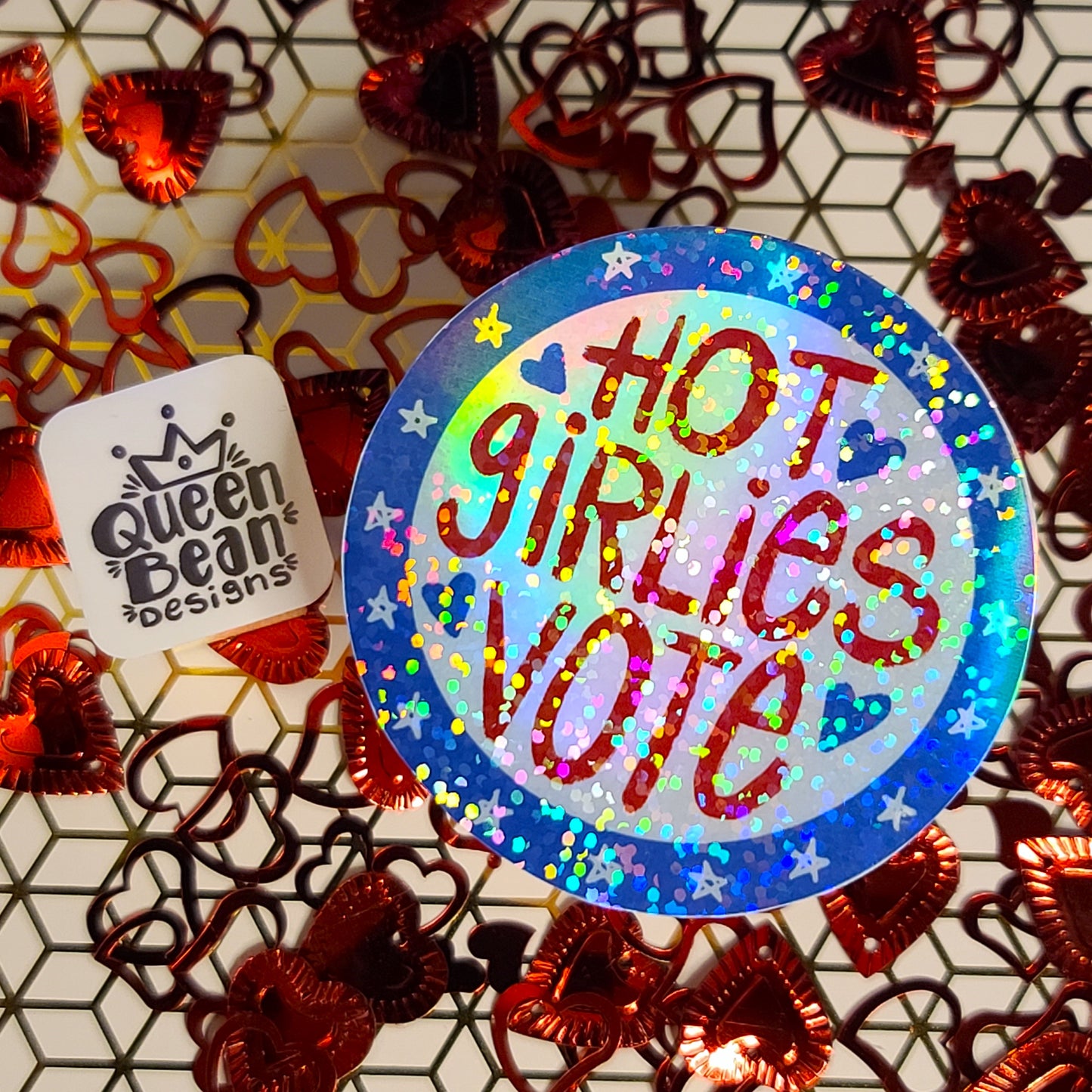 Girl Power Series - Hot Girlies Vote - Hanadmade Vinyl Sticker