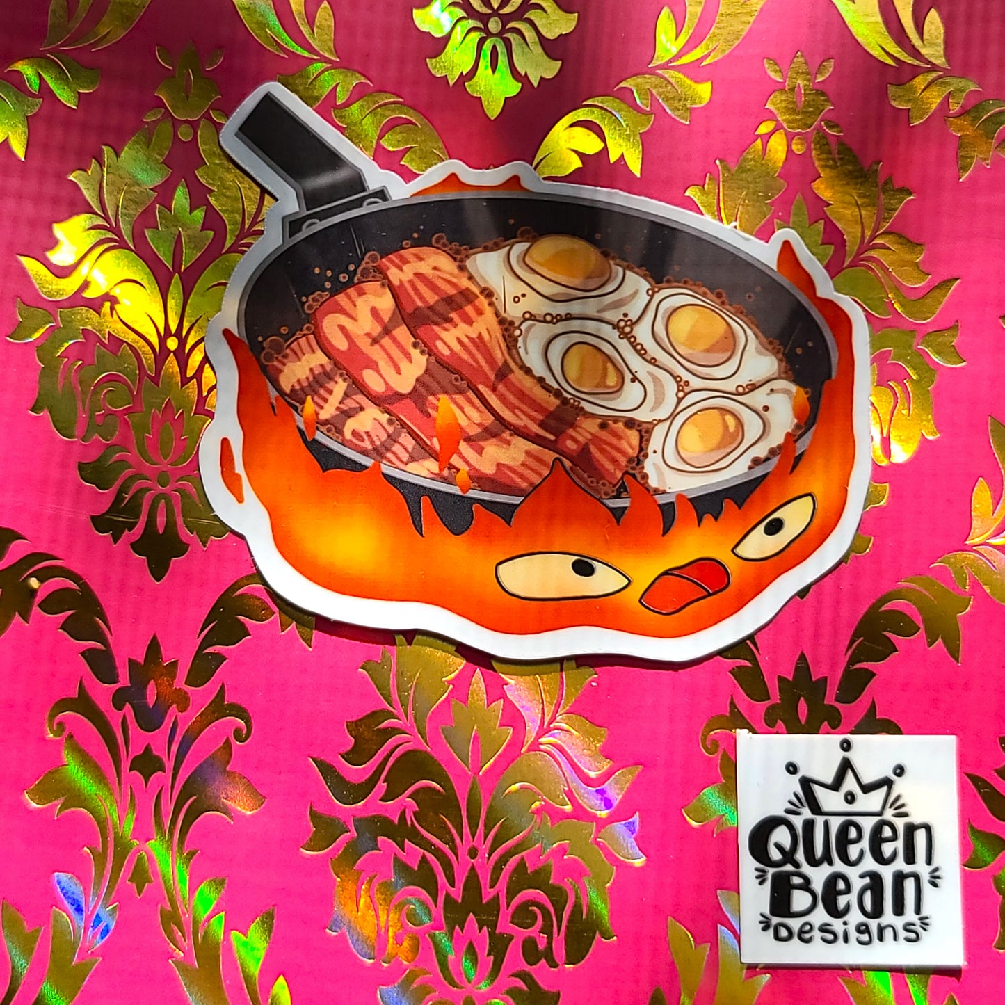 Fangirl Series - Ghibli Inspired - All Powerful Fire Demon Friend - Handmade Vinyl Sticker