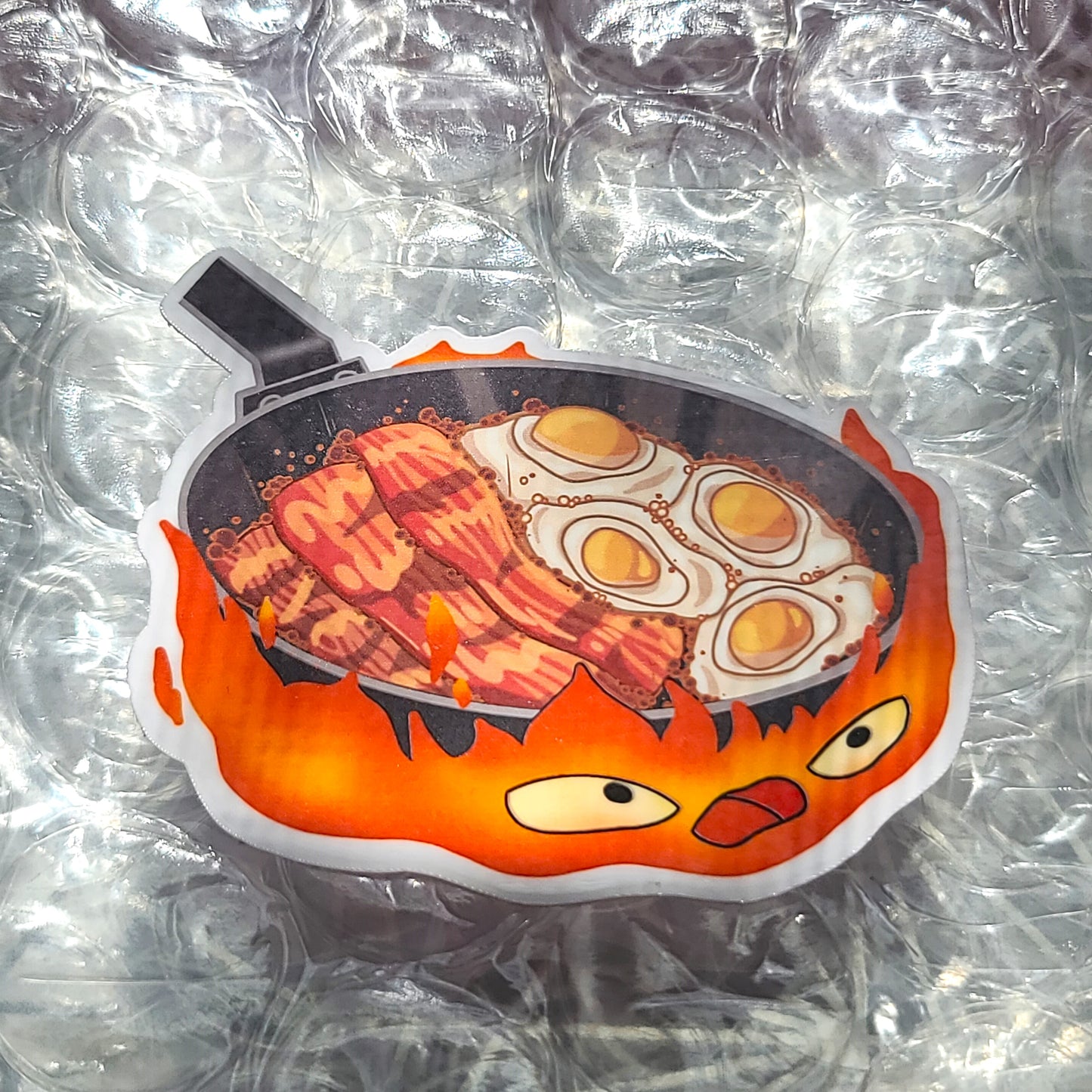 Fangirl Series - Ghibli Inspired - All Powerful Fire Demon Friend - Handmade Vinyl Sticker